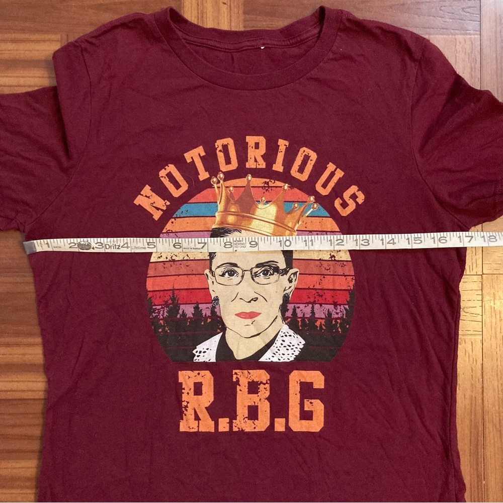 Notorious RBG Graphic T-Shirt Women’s Small - Picture 4 of 4